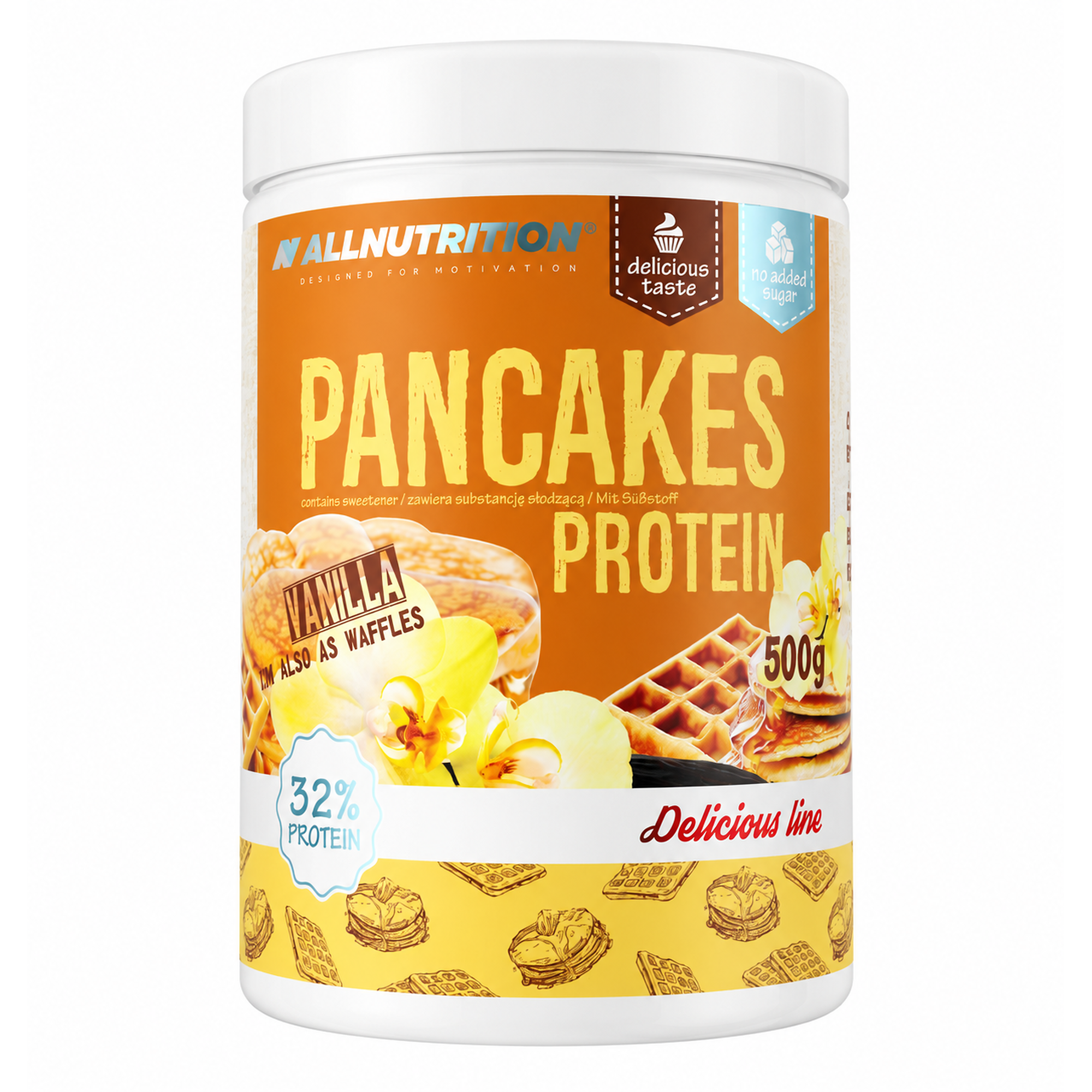 Allnutrition Delicious Line Protein Pancakes Wanilia, 500 g zdjęcie