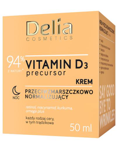 Delia Cosmetics Precursor Vitamin D3 Krem przeciwzmarszczkowo normalizujący na dzień, 50 ml, cena, opinie, wskazania zdjęcie