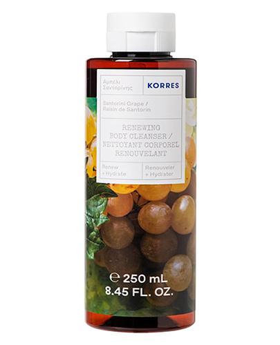Korres Żel do mycia ciała o zapachu winogron z Santorini - 250 ml - cena, opinie, skład zdjęcie