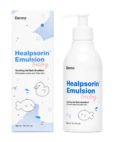 Healpsorin Baby emulsja zmiękczająca na ciemieniuchę 300 ml zdjęcie