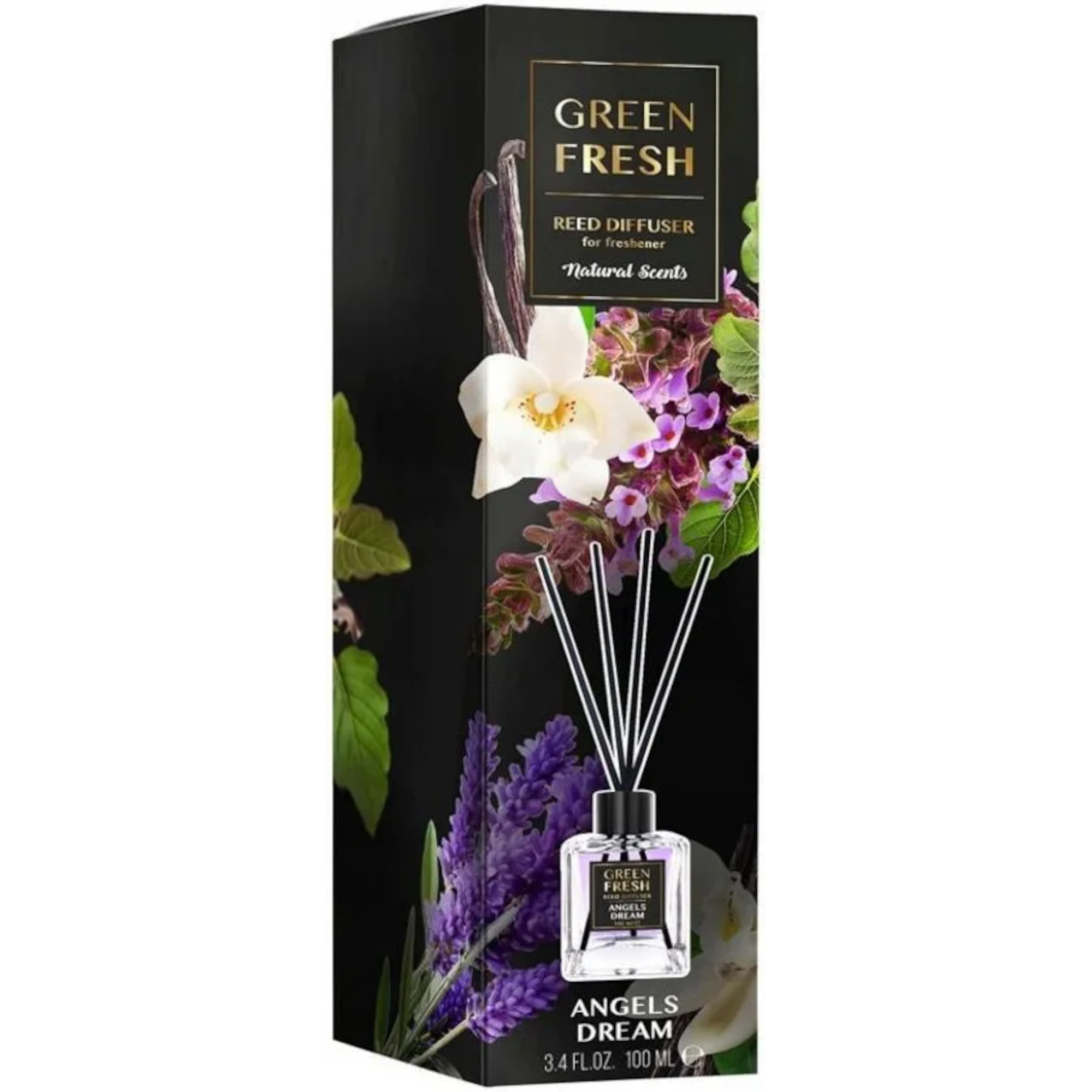 Green fresh, Patyczki zapachowe Gold series Angels dream, 100 ml zdjęcie