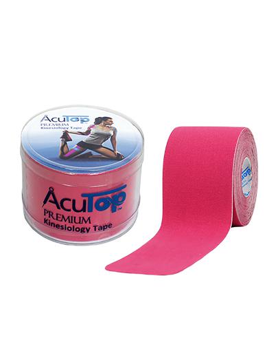 AcuTop Premium Kinesiology Tape 5 cm x 5 m różowy, 1 sztuka, cena, opinie, stosowanie zdjęcie