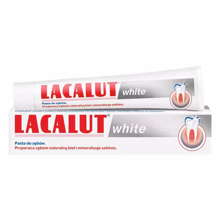 Lacalut White pasta do zębów przywracająca zębom naturalną biel 75 ml zdjęcie