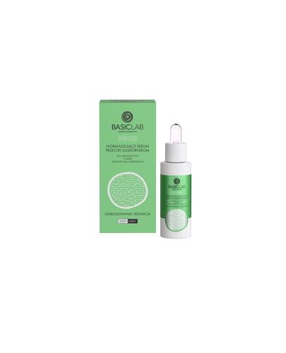 Basiclab Normalizujące serum przeciw zaskórnikom z 5% azeloglicyny i 1% BHA 30 ml  zdjęcie