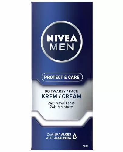 Nivea Men Protect & Care nawilżający krem do twarzy 75 ml zdjęcie