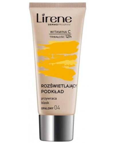 LIRENE Fluid rozświetlający z witaminą duo C 04 opalony - 30 ml Do makijażu twarzy - cena, opinie, zastosowanie zdjęcie