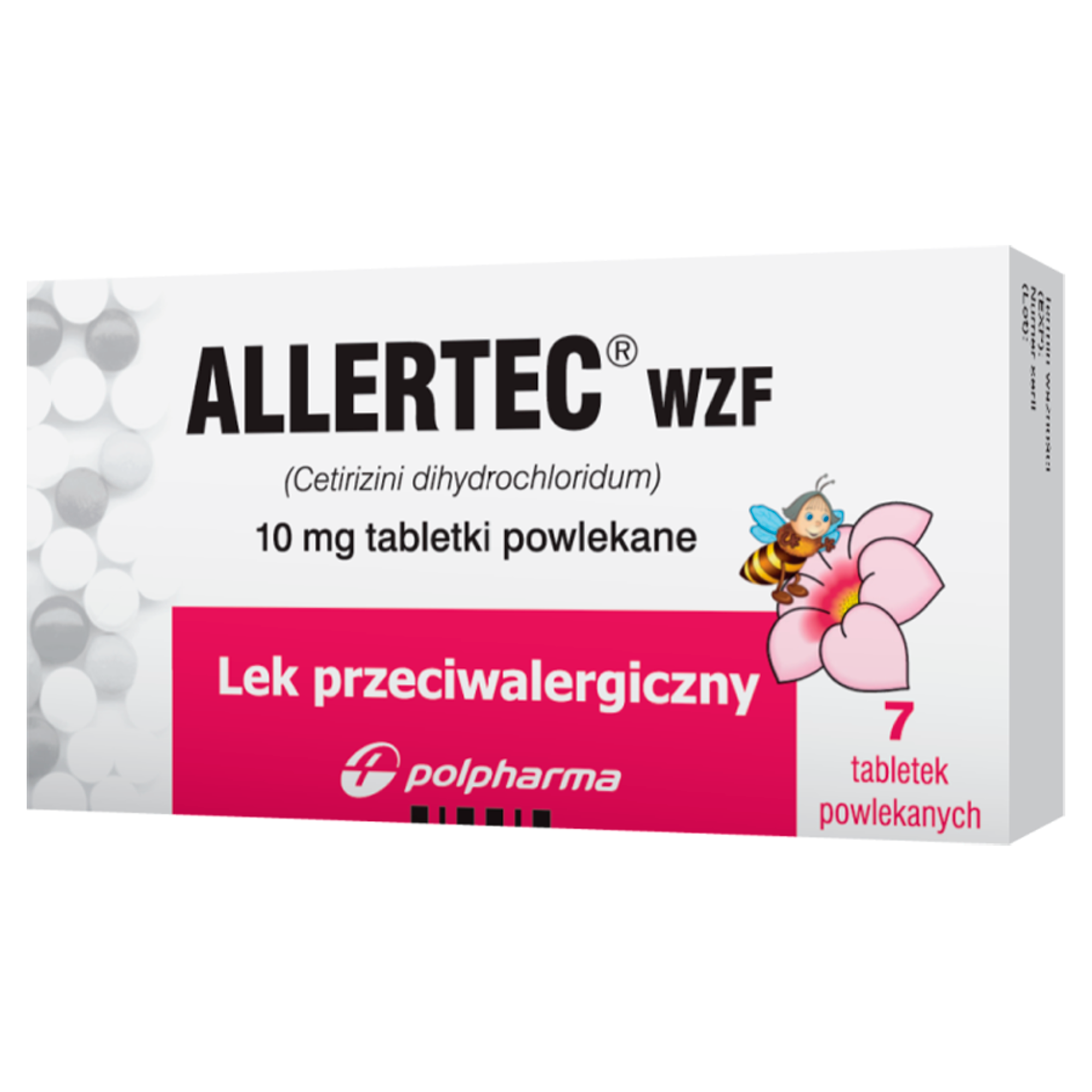 Allertec WZF 10mg 7 tabletek zdjęcie