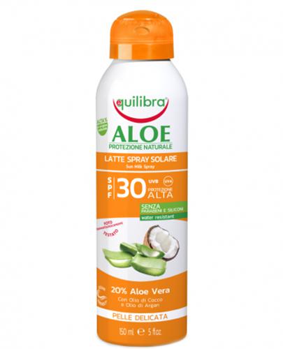 Equilibra Aloesowe mleczko do opalania w sprayu SPF30, 150 ml  zdjęcie