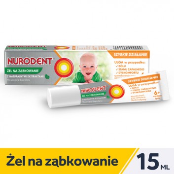 Nurodent, żel na ząbkowanie, 15 ml