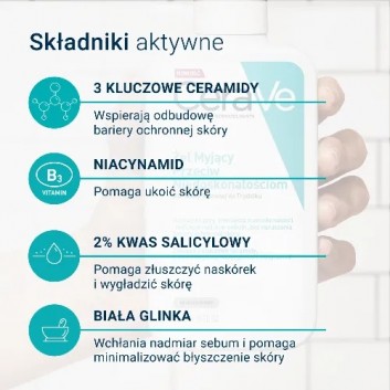 CeraVe, żel myjący przeciw niedoskonałościom, 236 ml