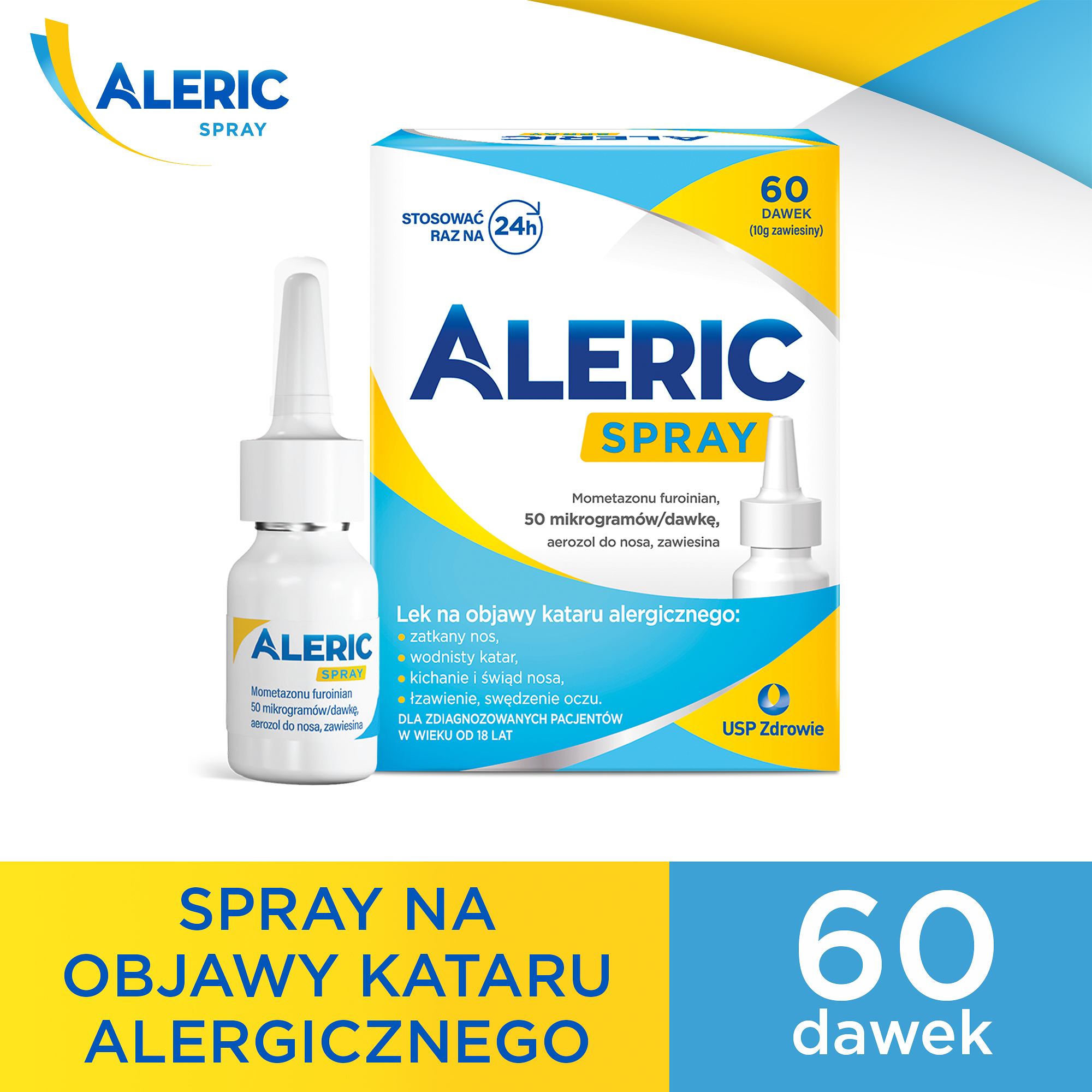 Aleric Spray 50 µg/dawkę aerozol do nosa zawiesina 60 dawek