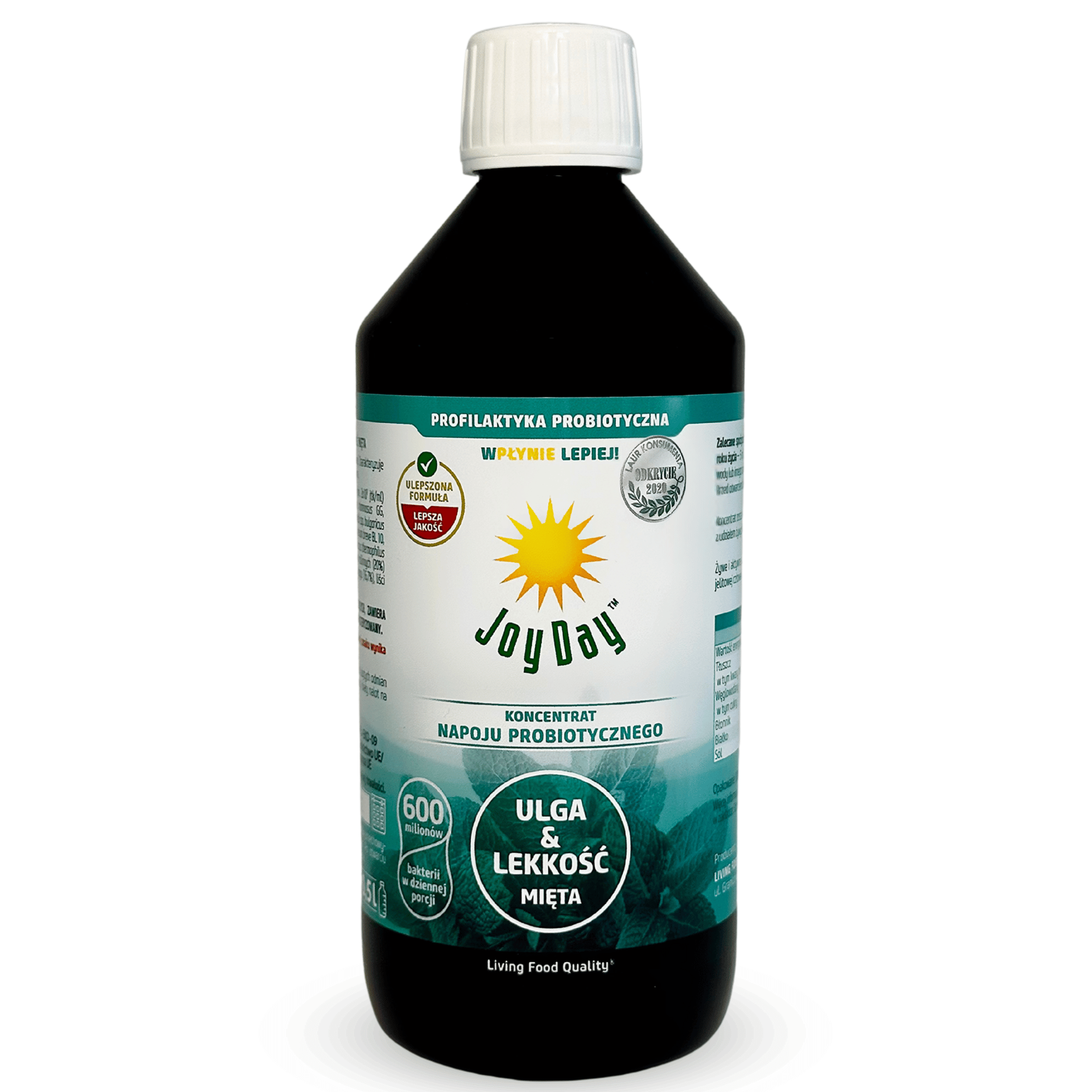 JOY DAY BIO MIĘTA Koncentrat napoju probiotycznego - 500 ml zdjęcie