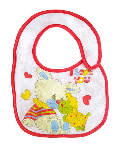 Libra babies Śliniak Libra na rzep 100% bawełna owieczka, 1 szt. zdjęcie