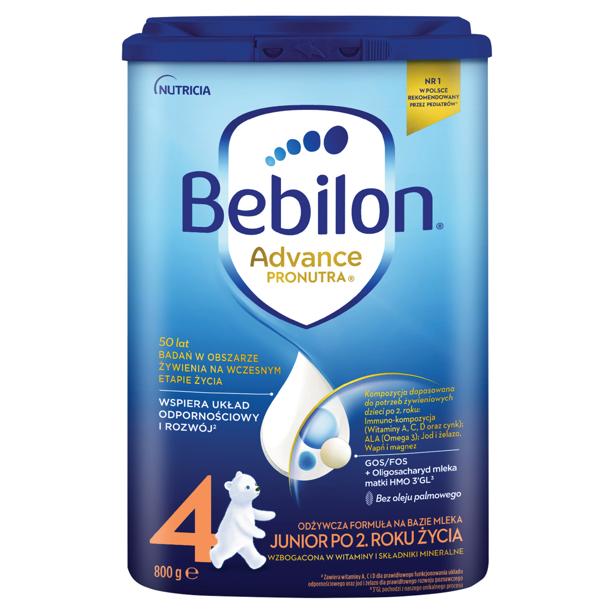 Bebilon 4 Advance Pronutra mleko modyfikowane powyżej 2 roku 800 g  zdjęcie