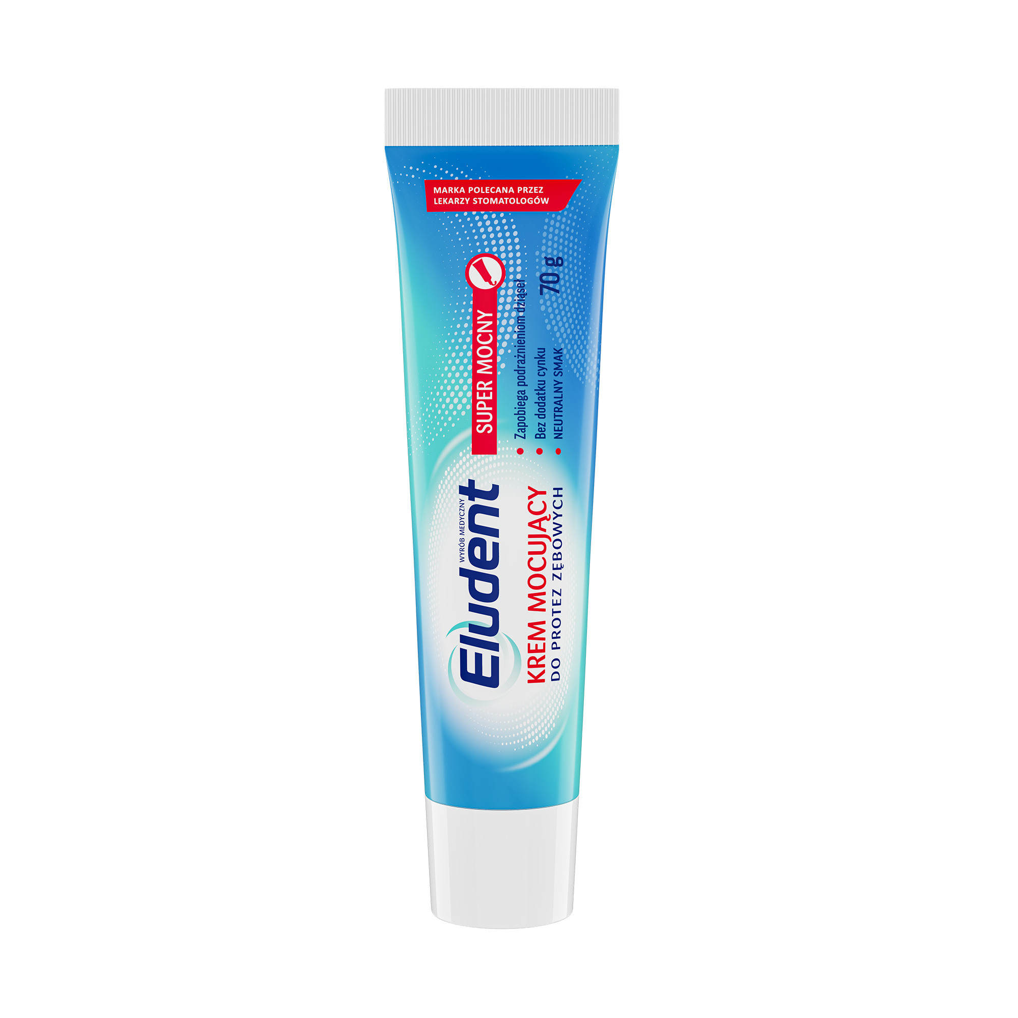 Eludent Krem mocujący do protez zębowych, 70 g