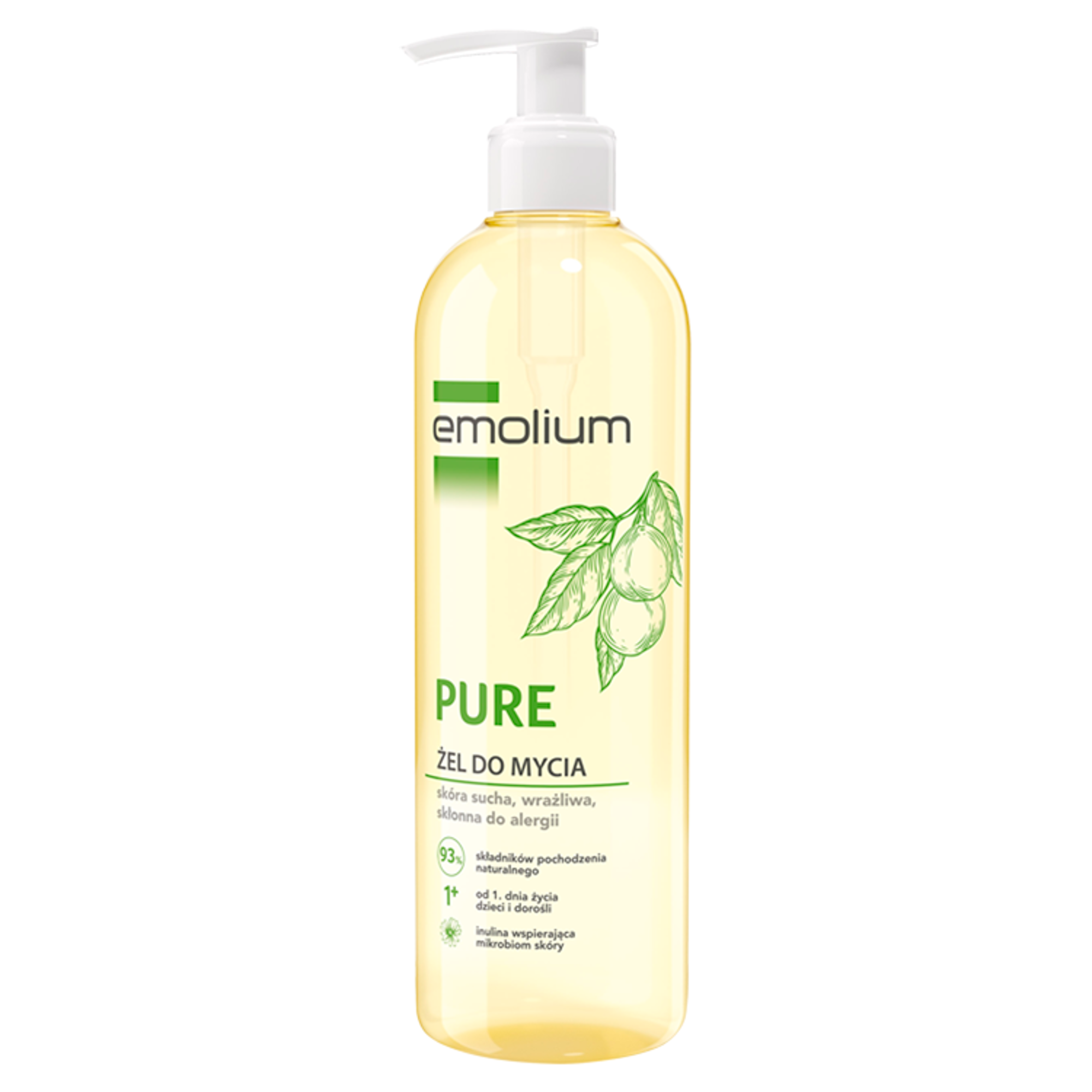 Emolium Pure Żel do mycia - 400 ml - cena, opinie, właściwości zdjęcie