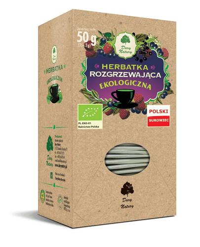 Dary Natury Ekologiczna herbatka rozgrzewająca, 25 saszetek zdjęcie