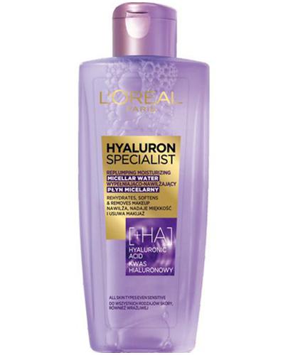 L'Oreal Hyaluron Specialist Wypełniający przez nawilżenie płyn micelarny - 200 ml - cena, opinie, właściwości zdjęcie