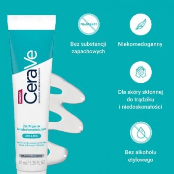 CeraVe, żel przeciw niedoskonałościom, 40 ml