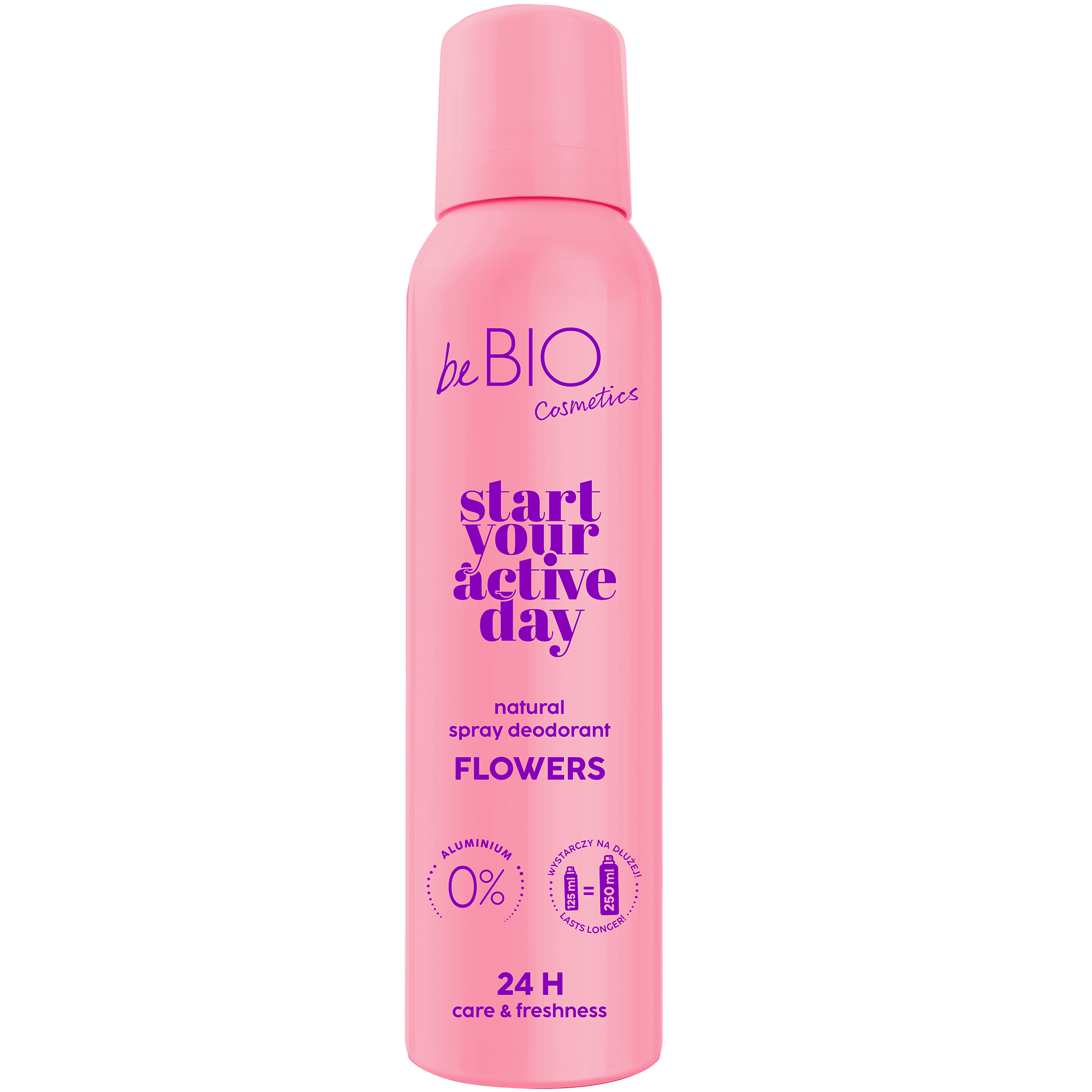 BeBIO Start your active day Naturalny dezodorant w sprayu Flowers, 125 ml zdjęcie
