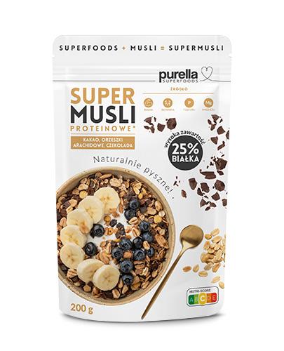 PURELLA Superfoods SuperMusli Proteinowe, 200 g zdjęcie