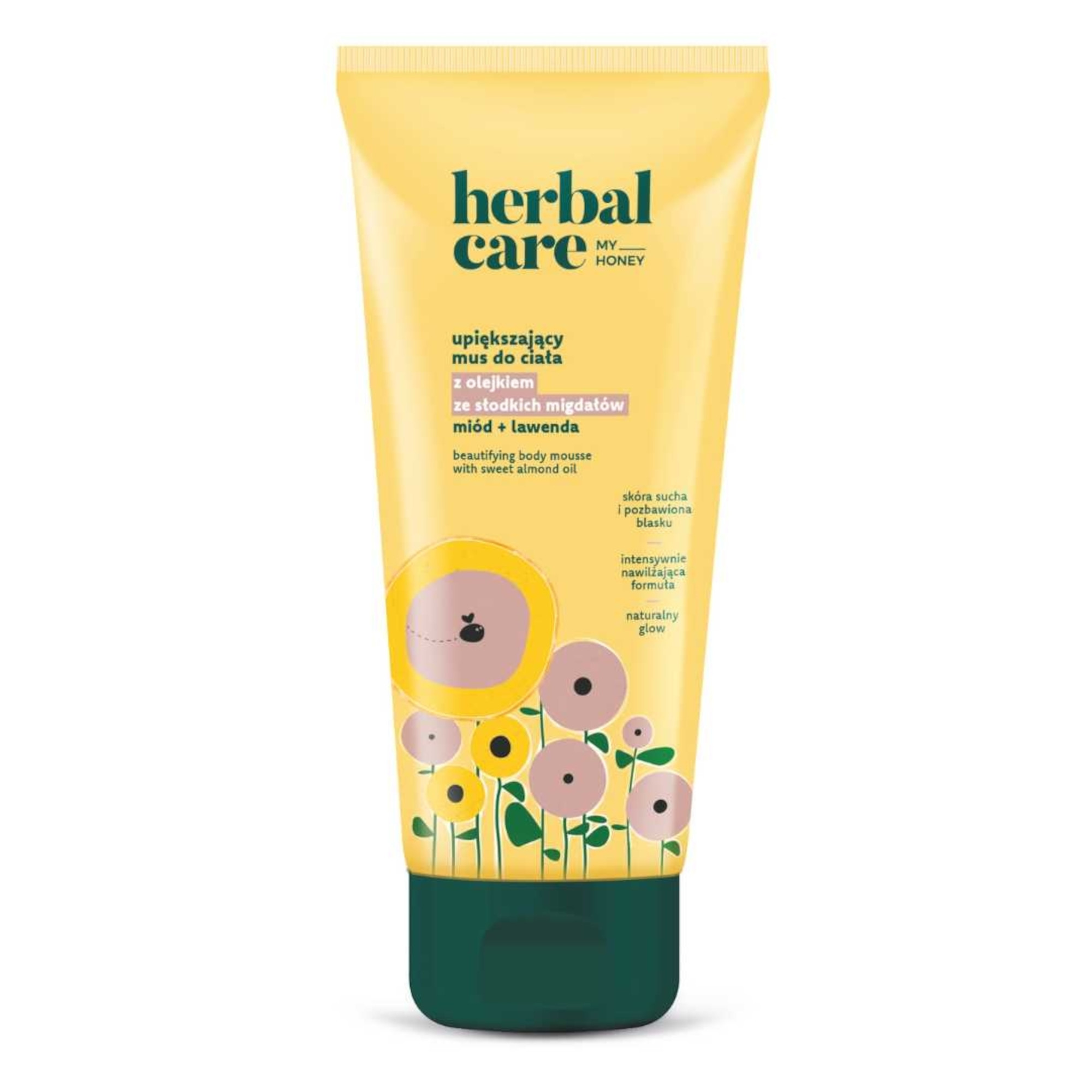 Herbal Care my honey Upiększający mus do ciała z olejkiem ze słodkich migdałów: miód + lawenda, 200 ml zdjęcie
