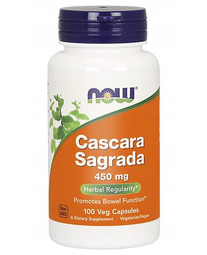 NOW FOODS Cascara sagrada 450 mg - 100 kaps. zdjęcie