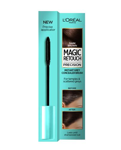 L'oreal Magic Retouch Precision Szczoteczka do retuszu odrostów Ciemny brąz - 8 ml - cena, opinie, właściwości zdjęcie