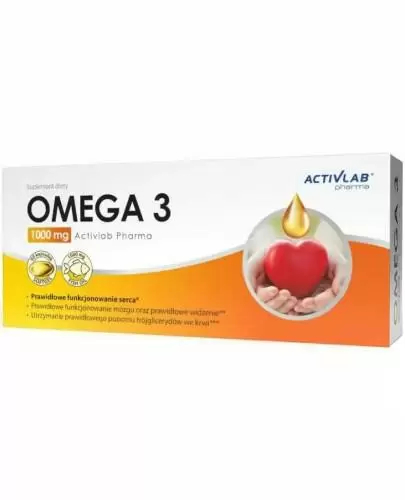 Activlab, Omega 3 1000 mg, kapsułki miękkie, 60 sztuk zdjęcie