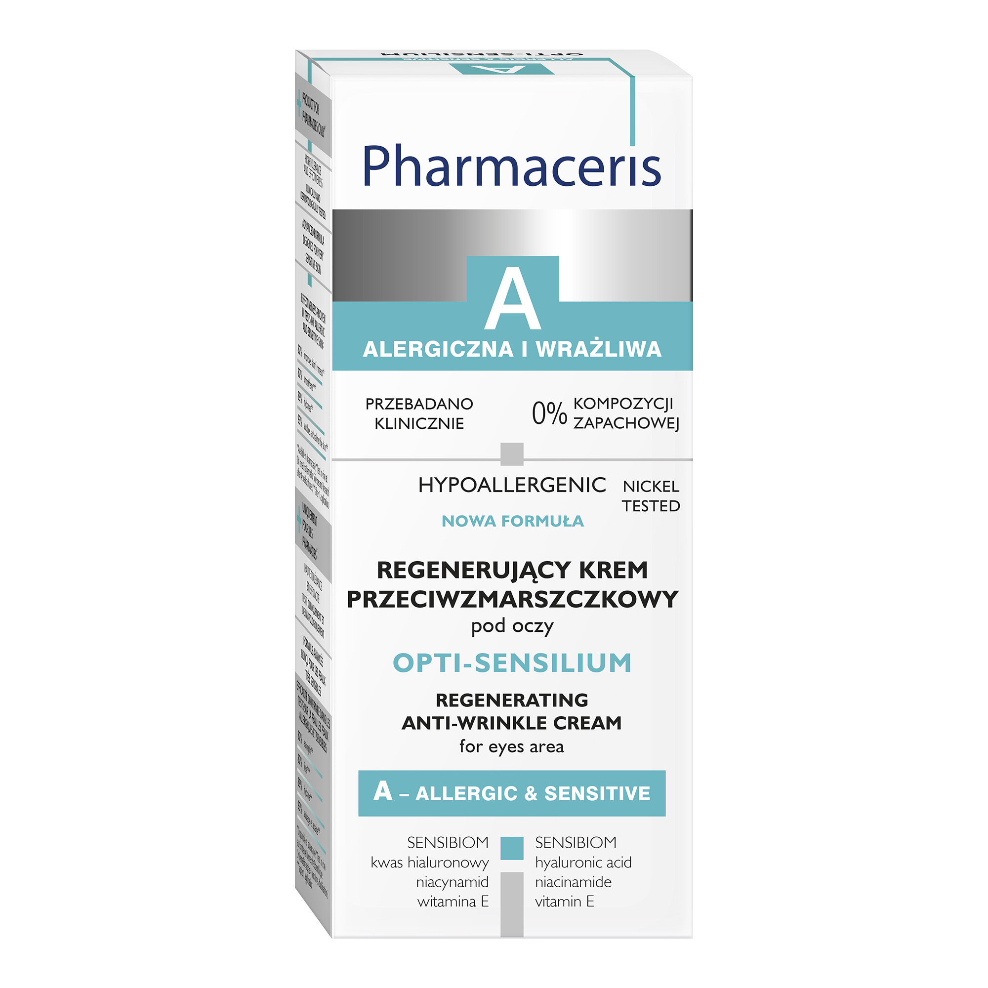 PHARMACERIS A OPTI-SENSILIUM, regenerujący krem przeciwzmarszczkowy pod oczy, 15 ml zdjęcie