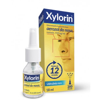 Xylorin 0,55 mg/ml aerozol do nosa 18 ml