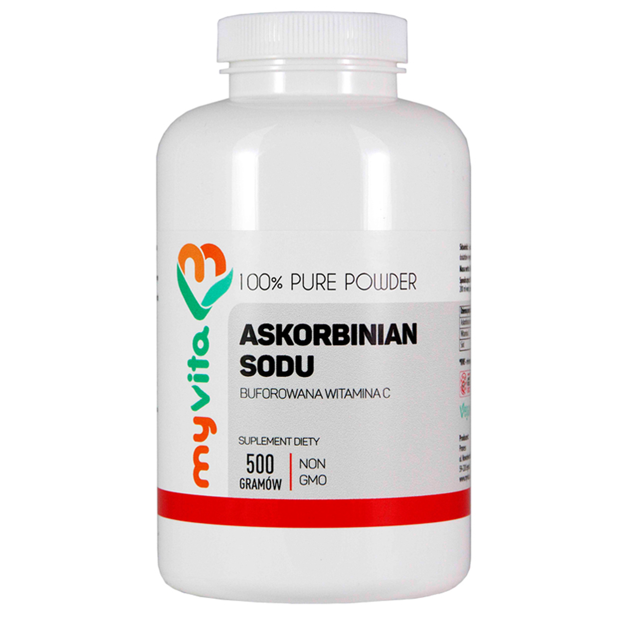MyVita Askorbinian sodu buforowana witamina C proszek 500 g zdjęcie