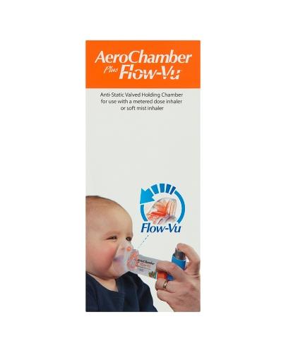 Aerochamber Plus FLOW VU Komora inhalacyjna z maską dla niemowląt, 1 szt., cena, wskazania, właściwości zdjęcie