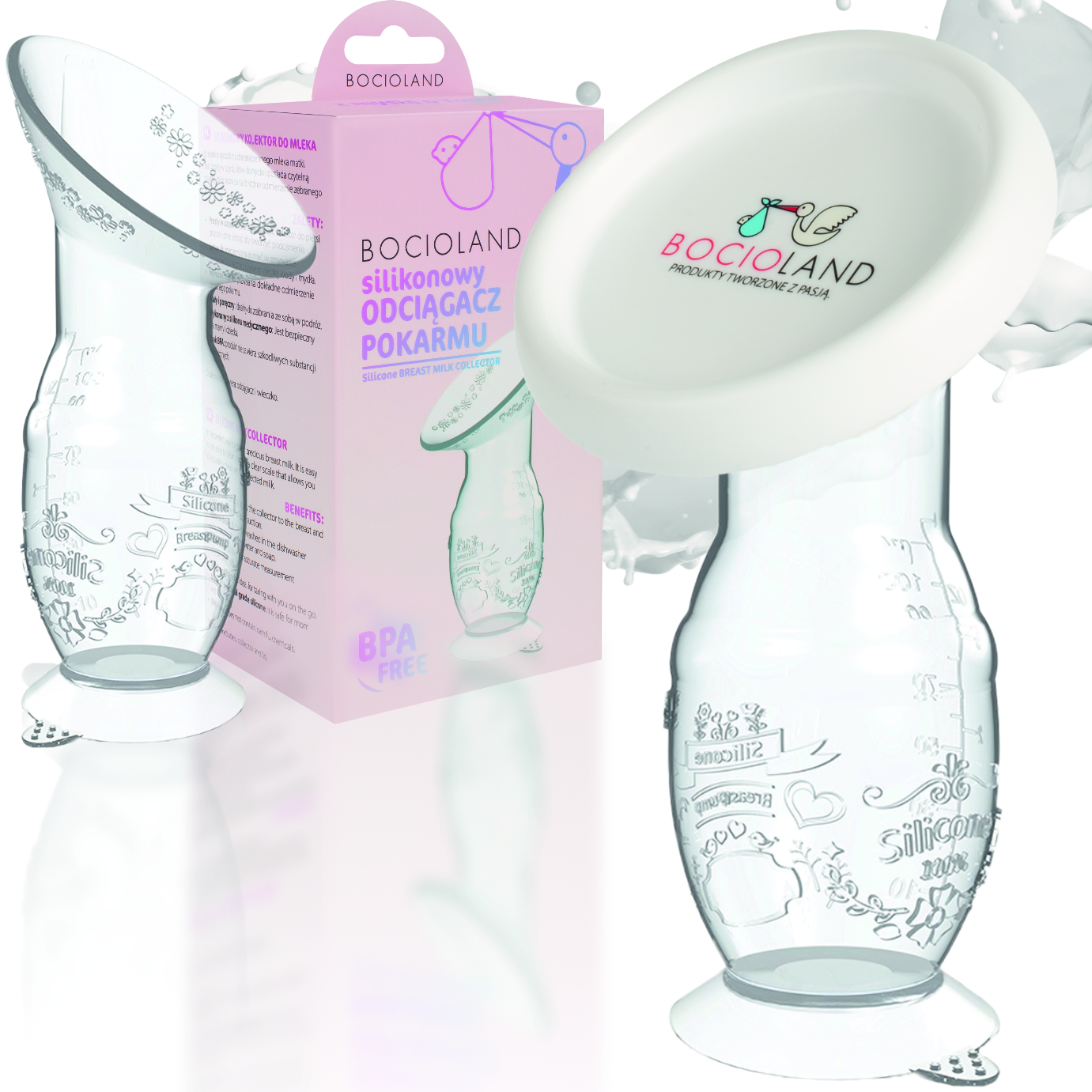 Bocioland, kolektor na mleko, 1 sztuka