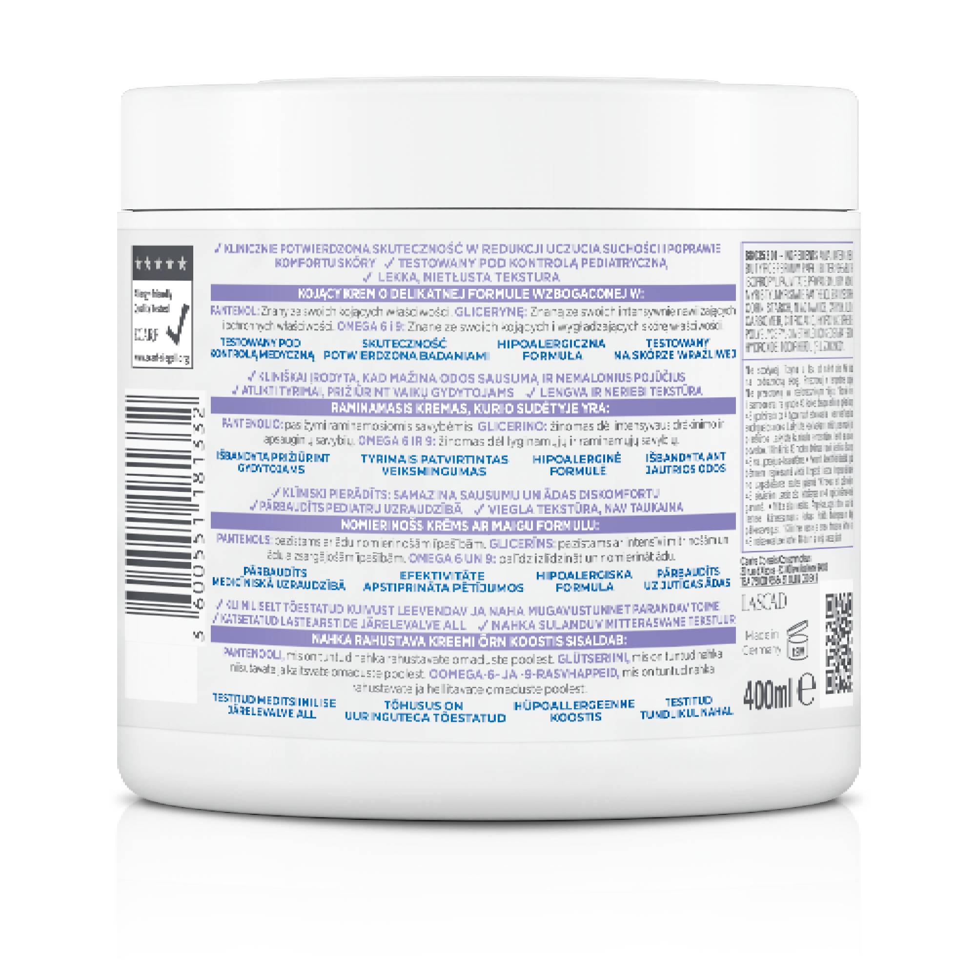 Mixa Panthenol Comfort Multifunkcyjny krem kojący, 400 ml