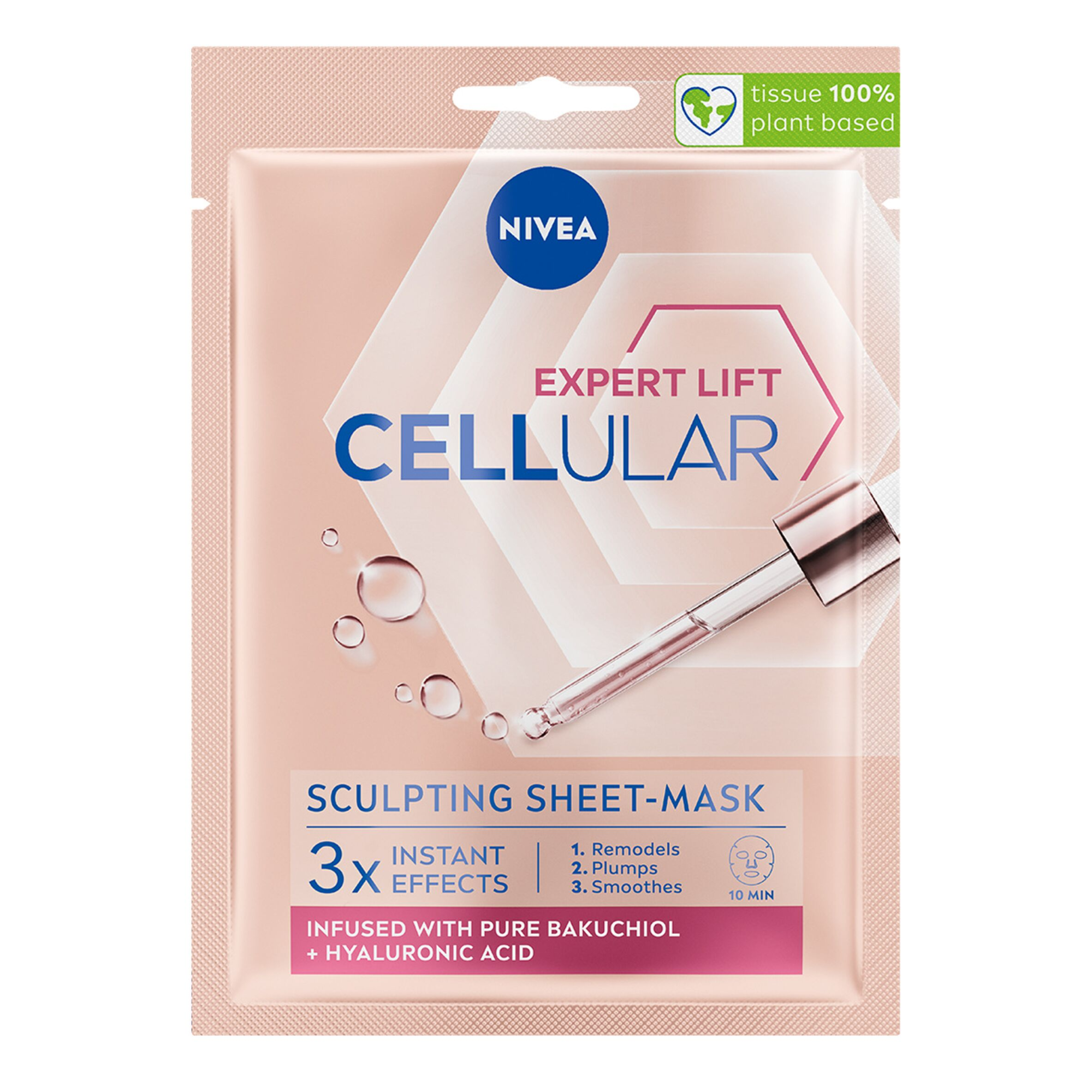 Nivea Hyaluron Cellular Filler chłodząco-modelująca maska w płachcie 1 sztuka zdjęcie