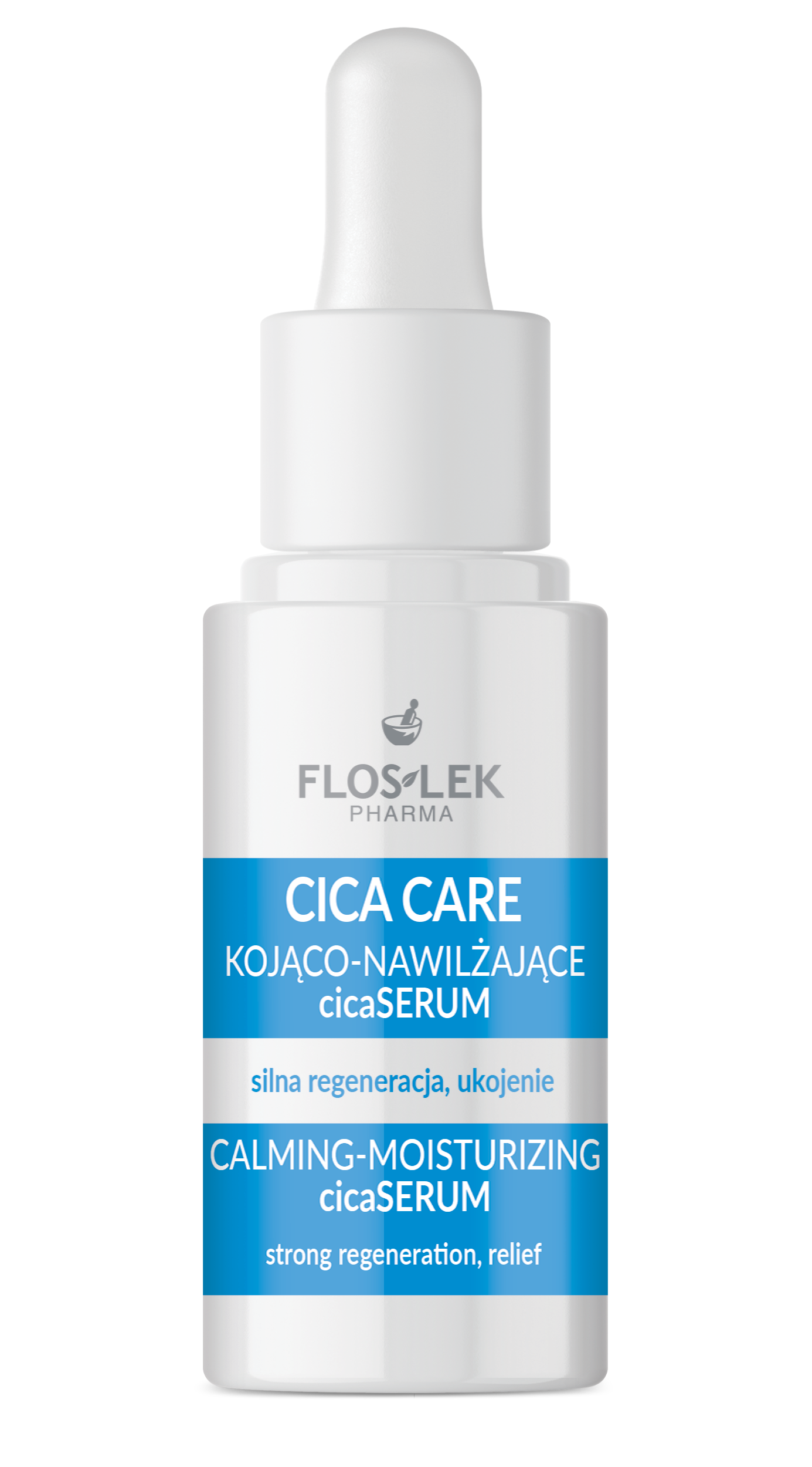 Floslek  Cica Care, Kojąco-nawilżające CICAserum, 30 ml zdjęcie