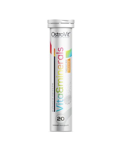OstroVit Witaminy i Minerały, smak pomarańczowy, 20 tabletek musujących zdjęcie