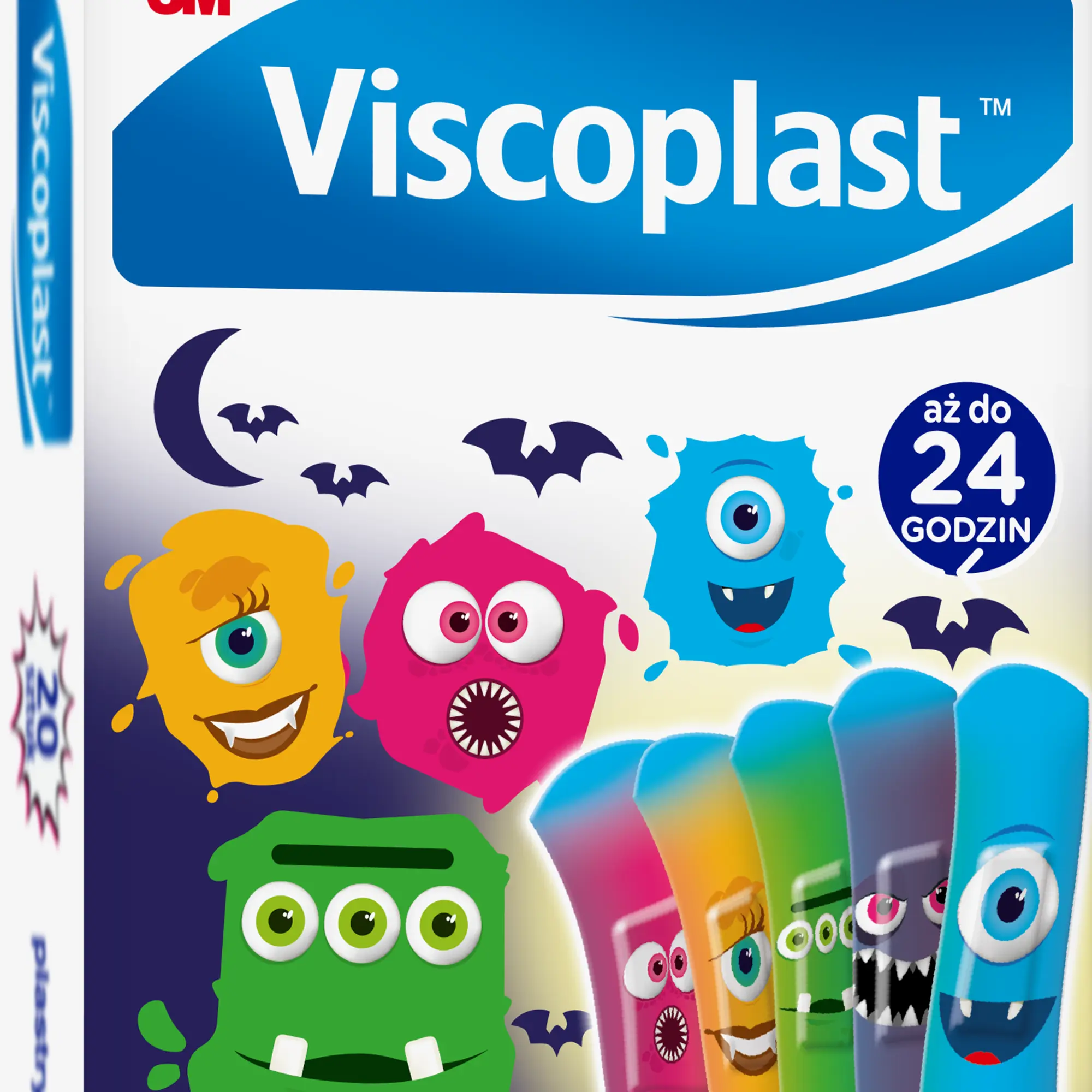 Viscoplast plastry monsters 20 sztuk