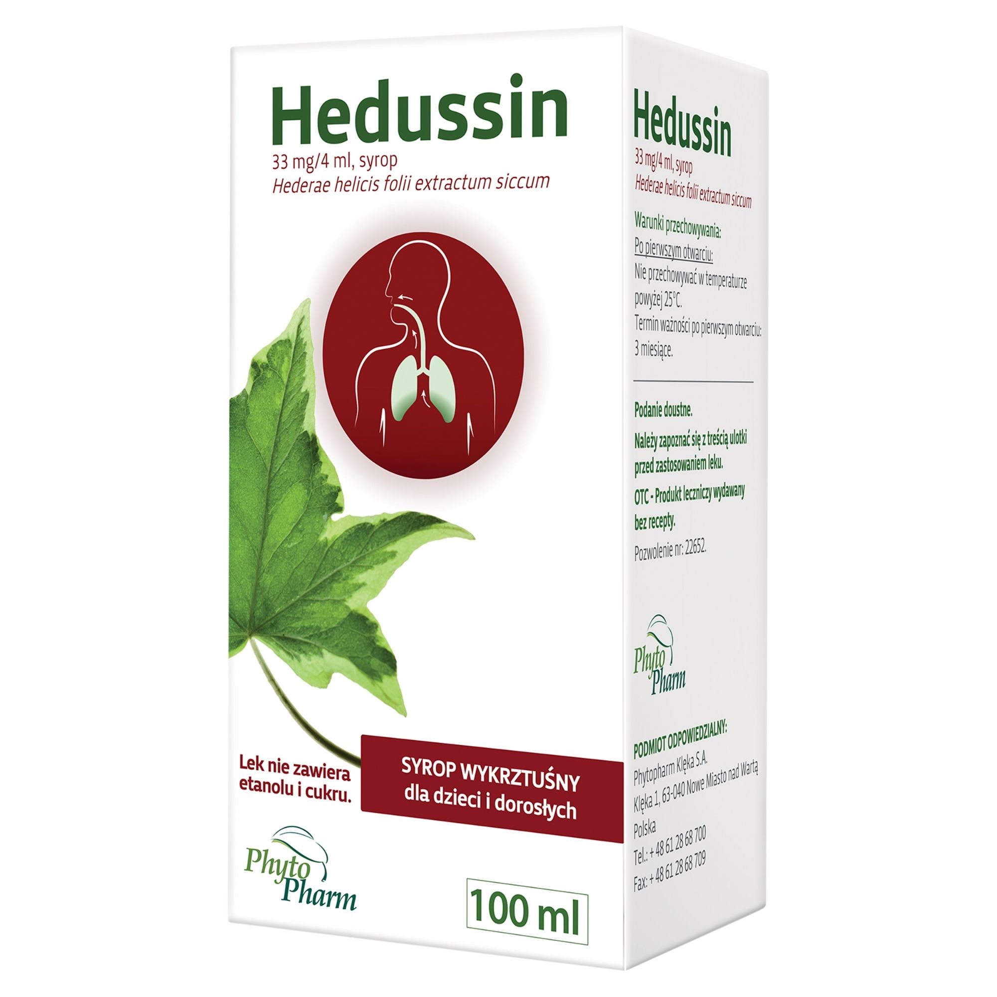 Hedussin 33 mg/4 ml syrop 100 ml zdjęcie