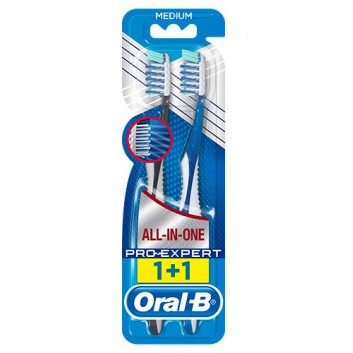 Oral-B Szczoteczka do zębów Pro-Expert All-in-One Średnia, 2 sztuki