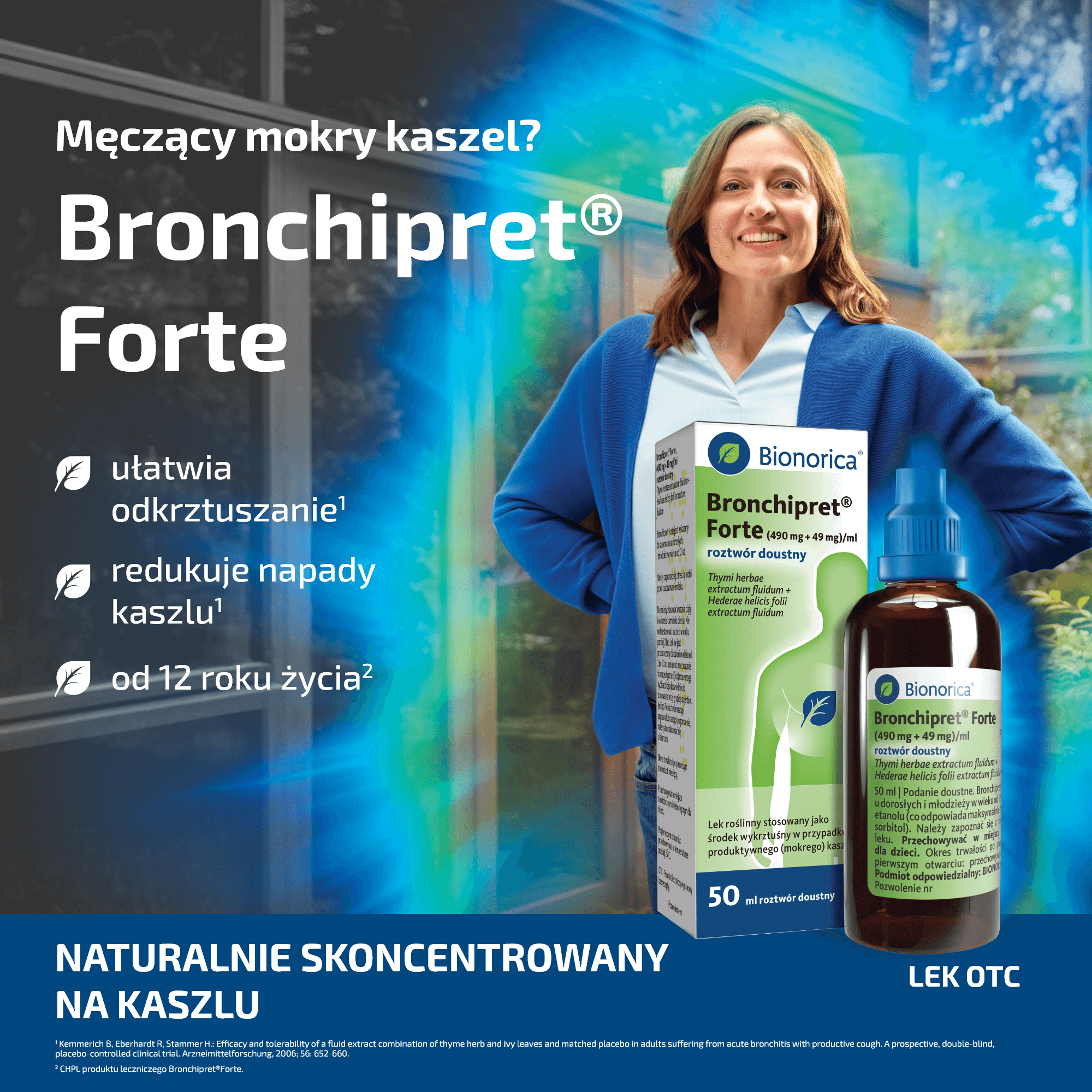 Bronchipret Forte, roztwór doustny, (490 mg + 49 mg)/ml