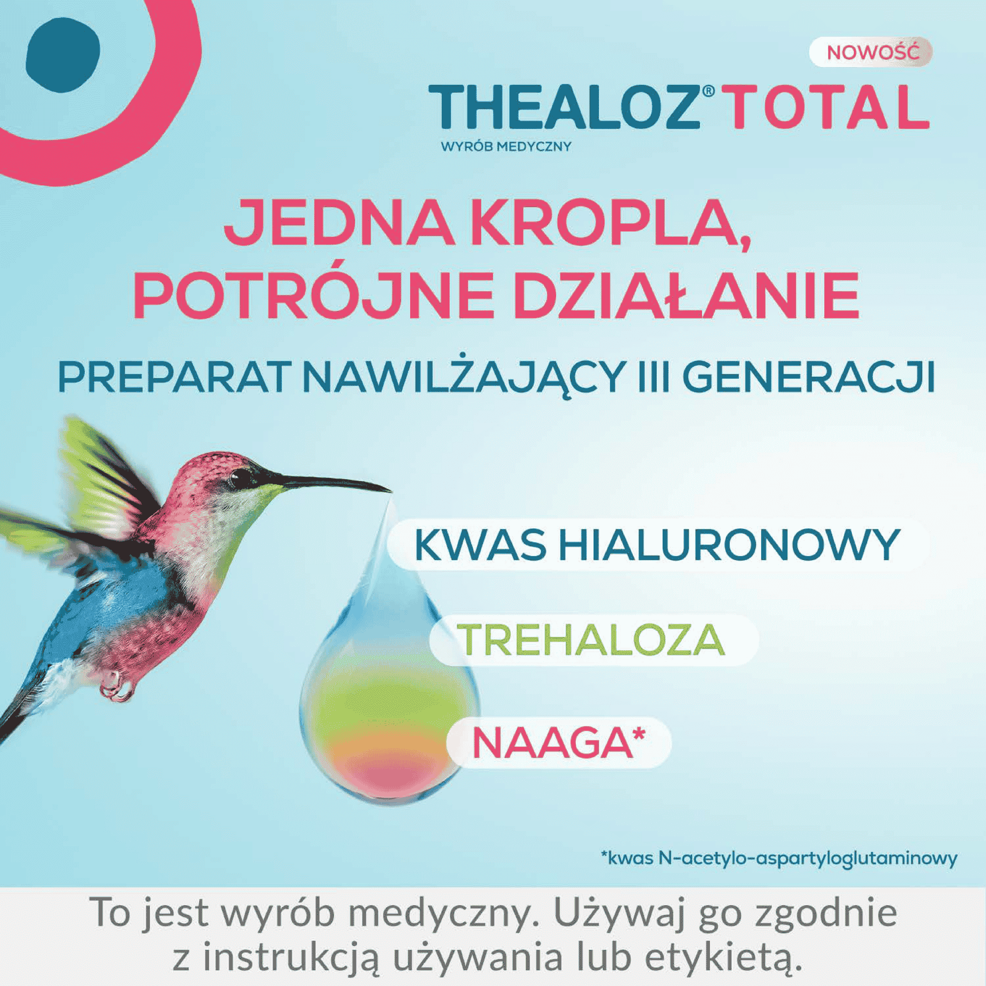 Thealoz Total, krople do oczu, 10 ml