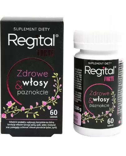 Regital Forte, Zdrowe włosy i paznockie 60 tabletek zdjęcie