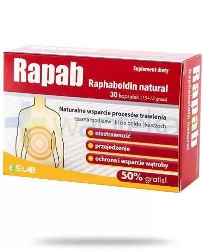 Rapab Raphaboldin natural, kapsułki, 30 sztuk zdjęcie