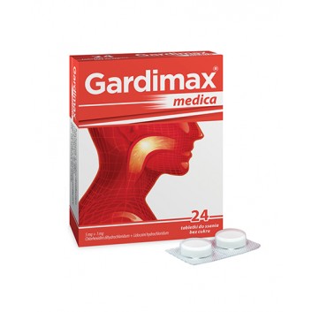 Gardimax Medica 5 mg + 1 mg bez cukru 24 tabletki