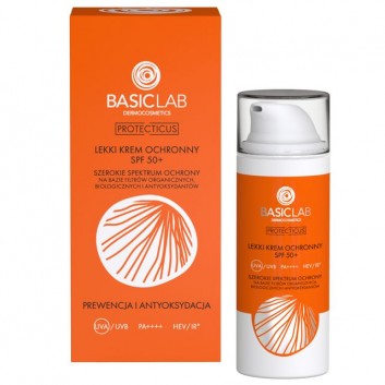 Basiclab Protecticus lekki krem ochronny SPF50+ 50 ml