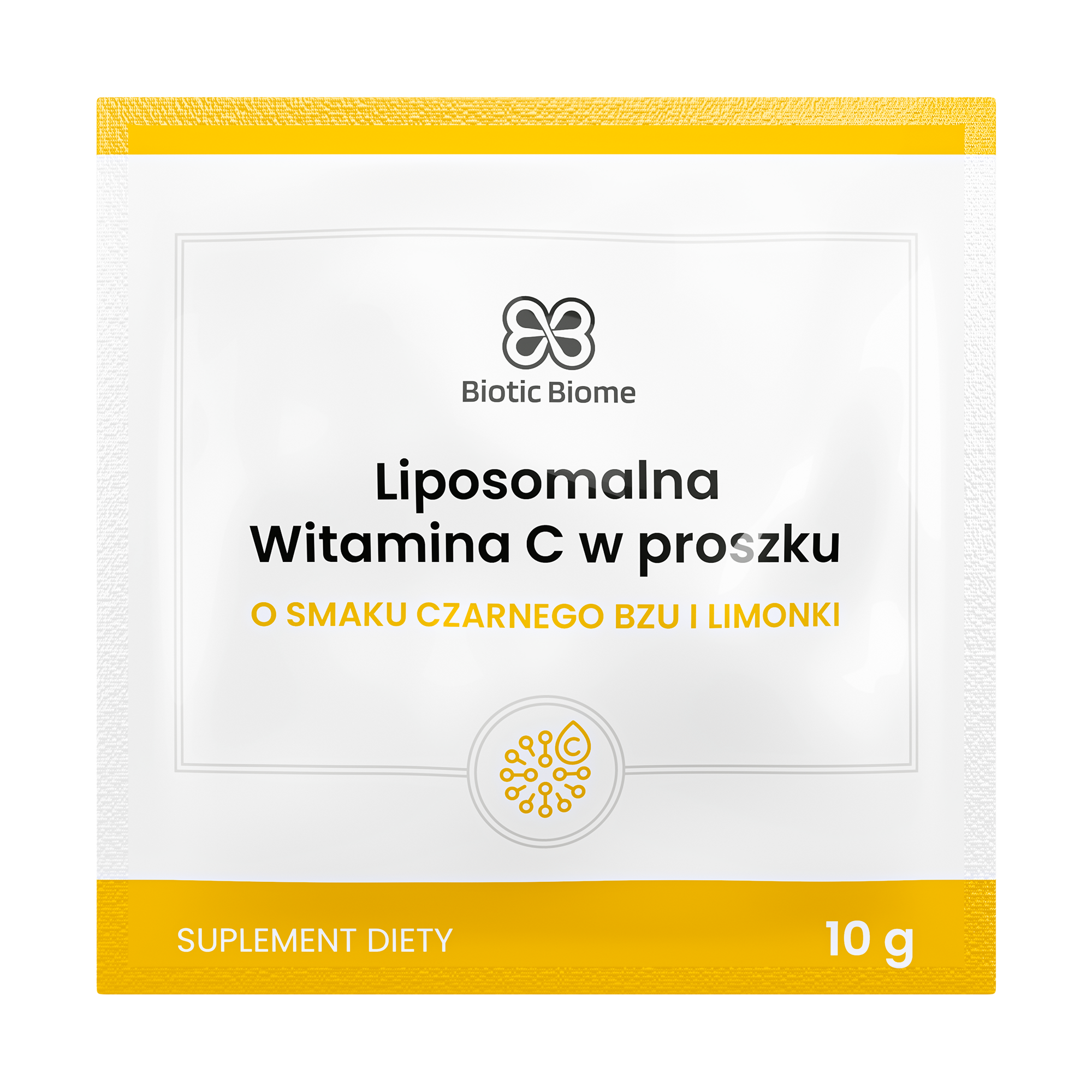 Biotic Biome, Liposomalna Witamina C w proszku, saszetki, 20 sztuk zdjęcie