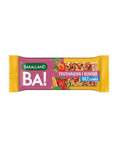 Bakalland BA! Baton zbożowy 5 zbóż Truskawka i Quinoa, 30 g zdjęcie