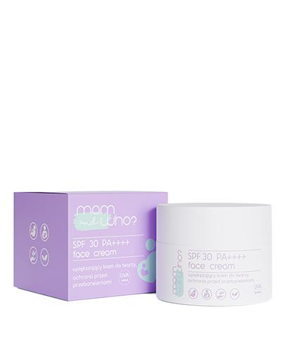 Mom & Who, upiększający krem do twarzy SPF 30 chroniący przed przebarwieniami, 50 ml zdjęcie